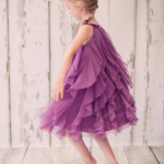 Plum Colored Flower Girl Dress