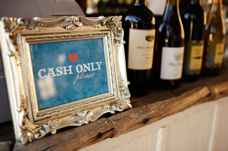 Planning A Wedding - Cash Bar