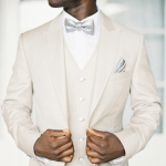 Groom Suits - White Waistcoat