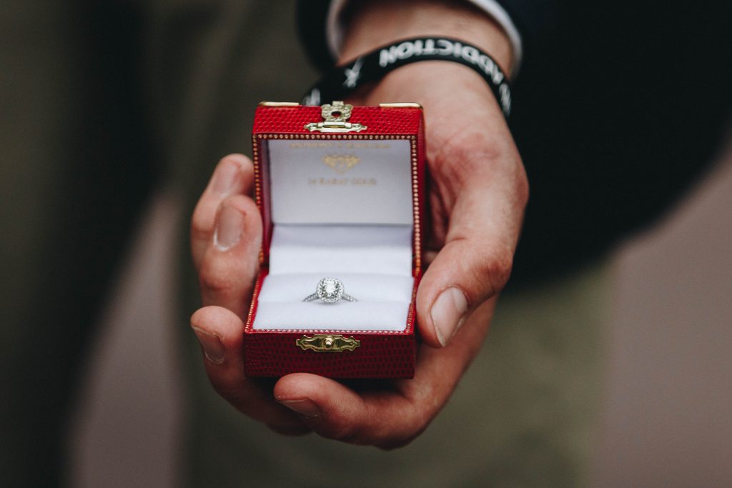 he's about to propose to you