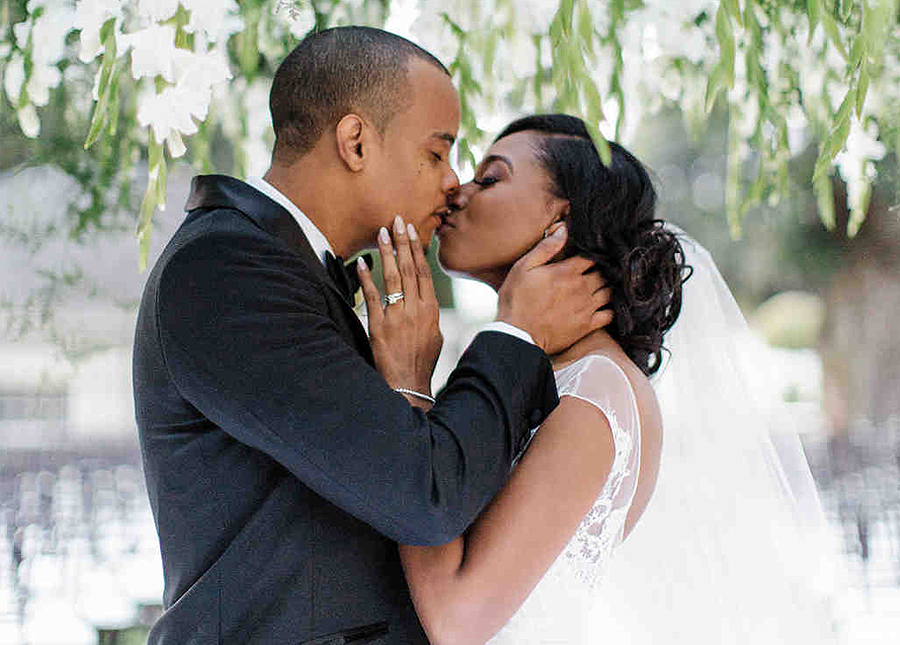 Embarrassing Bridal Questions - Bride and Groom Kissing