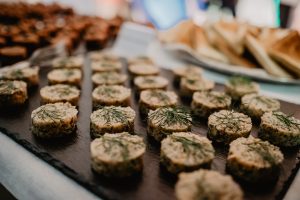 Food trays for wedding